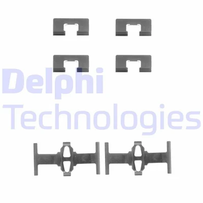 Bilde av DELPHI LX0197 Tibehørsett, skivebremse belegg HONDA: Jazz 2, Civic 5 Stufenheck, V Hatchback