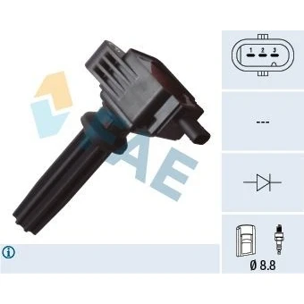 Bilde av Tennspole, ford,ford usa,jaguar,land rover,volvo, 5121001, 5153009, 5168444, CM5E 12A366 BB, BC, CA, JDE30294, L