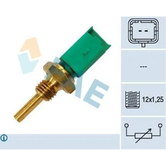 Bilde av Sensor, kjølemiddeltemperatur, alfa romeo,fiat,ford,lancia,opel,saab,suzuki,vauxhall, 1338040, 13650 79J50 000, 84E50 8