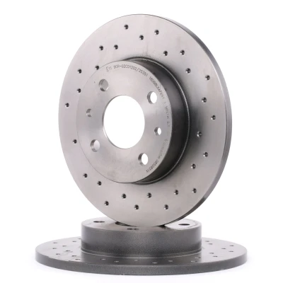 Bilde av BREMBO XTRA LINE 08.5085.1X Bremseskiver 240 11 4 fullt ut, hullet belagt med skruer FIAT: 500 Hatchback, Punto I Cabrio, Panda II Hatchback