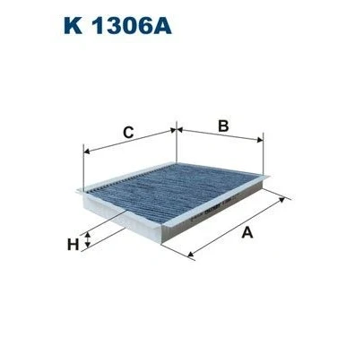 Bilde av FILTRON K 1306A Kupéfilter Karbonfilter 335, 277 189 25 MERCEDES BENZ: C Klasse Sedan, T modell, CLK Coupé