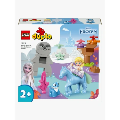 Bilde av LEGO DUPLO Disney 10418 Elsa og Bruni i den fortryllede skogen Byggesett Plast
