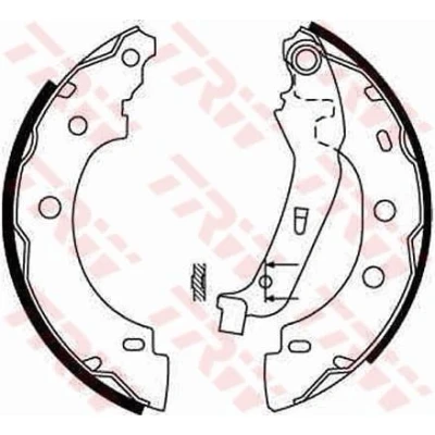 Bilde av TRW GS8650 Bremsesko 203 39 BENDIX RENAULT: Kangoo I, I Express, NISSAN: Kubistar Van