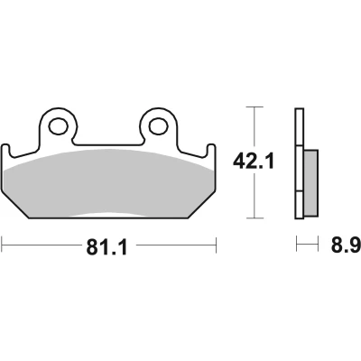 Bilde av BREMBO Sinter, Road Bremseklosser foran og bak 07HO21SA
