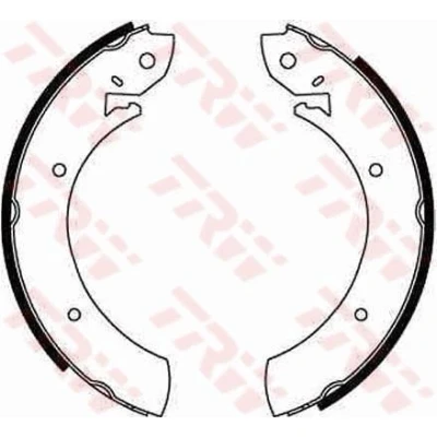 Bilde av TRW GS6181 Bremsesko 254 57 SSANGYONG: Rexton / 2, HYUNDAI: H 1 Starex MPV, MERCEDES BENZ: MB 100 Flatvogn lastebil/Chassis
