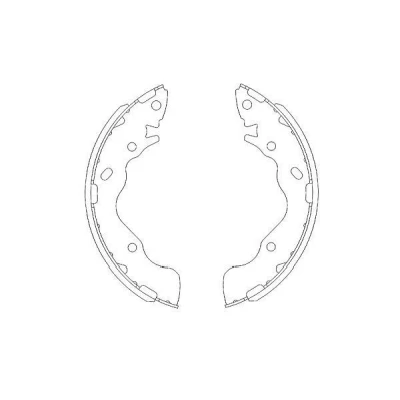 Bilde av KAVO PARTS KBS 3402 Bremsesko 203 39 HYUNDAI: Matrix