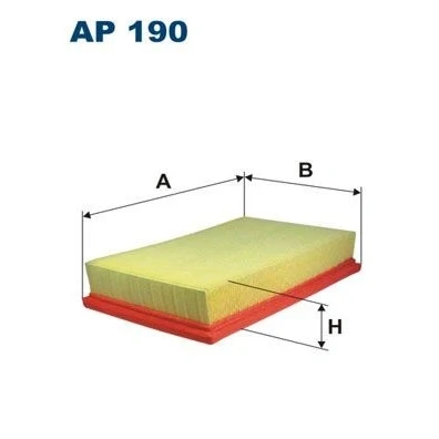 Bilde av FILTRON AP 190 Luftfilter 46 157 245 Filterinnsats