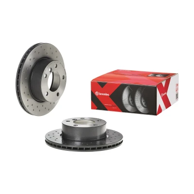 Bilde av BREMBO 09.9750.1X Bremseskiver 284 22 5 perforert / ventilert belagt høy karbon BMW: 1 Hatchback