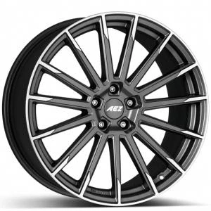 Bilde av AEZ Atlanta Graphite matt polished 8x19 5/112 ET45 B57.1