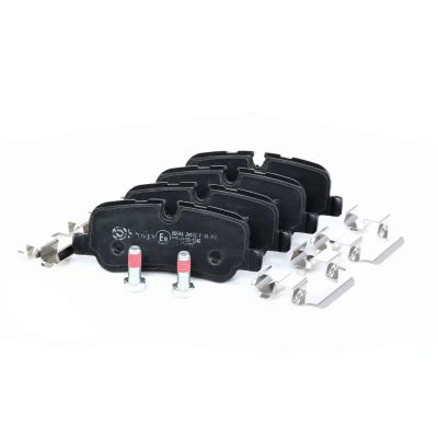 Bilde av BREMBO P 44 013 Bremseklosser klargjort for slitasjeindikator med bremsecaliperskruer tilbehør LAND ROVER: Discovery 4, 3