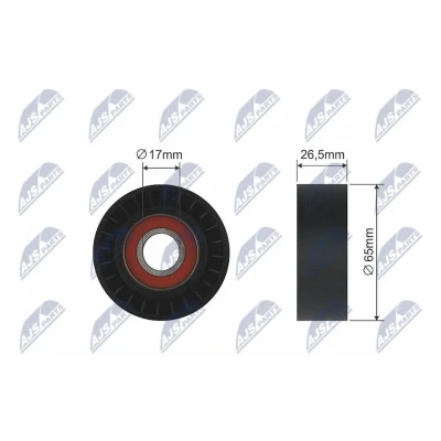 Bilde av Strammerull, kilerem med ribber, volvo s60 ii, cross country s80 v60 i, v70 iii, xc60 suv xc70 31316674