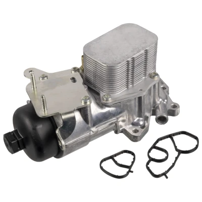 Bilde av FEBI BILSTEIN 188755 oljekjøler med tetning, filter PEUGEOT: 3008 I, 508 I SW, VOLVO: V50, S80 II, CITROËN: C4 II Hatchback