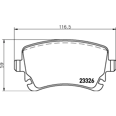 Bilde av BREMBO P 85 143 Bremseklosser ekskl. slitasjevarselkontakt med bremsecaliperskruer tilbehør AUDI: A6 C6 Avant, Sedan
