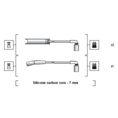Bilde av MAGNETI MARELLI 941318111273 Pluggledninger CHEVROLET: Aveo / Kalos Sedan