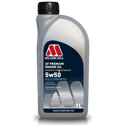 Bilde av Millers Oils Xf Premium 5W 50 1l Motorolje 7726 1 MERCEDES BENZ: E Klasse Sedan, T modell, NISSAN: Qashqai / Qashqai+2 I