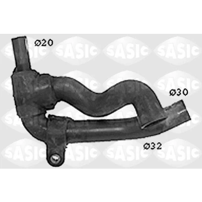 Bilde av SASIC SWH4266 Radiatorslange nedre venstre