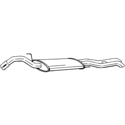 Bilde av sluttlyddemper, vw passat b3/b4, b3/b4 variant, 3A0253609P