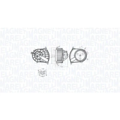Bilde av MAGNETI MARELLI 069412767010 Interiørvifte RENAULT: Kangoo II Express