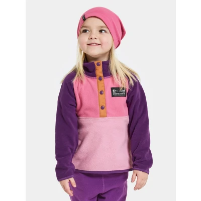 Bilde av Didriksons Monte Fleecegenser, Light Heather Pink, 110 Fleecejakker &amp; Fleecegensere Polyester,Polyamid