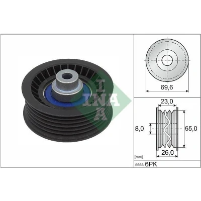 Bilde av INA 532 0917 10 Styrerulle FORD: Transit Custom V362 Van, Mk6 Minibuss, Tourneo Minibuss
