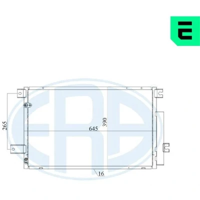 Bilde av Kondensator, klimaanlegg, toyota avensis, avensis kombi, sedan, 88450 05170