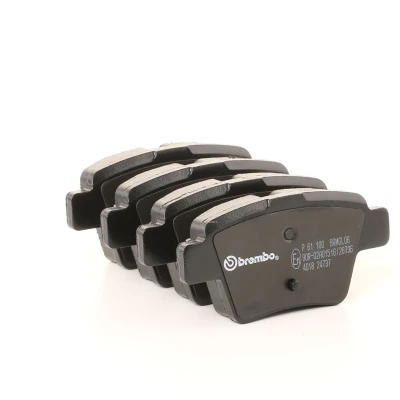Bilde av BREMBO P 61 100 Bremseklosser ekskl. slitasjevarselkontakt med bremsecaliperskruer uten tilbehør PEUGEOT: 207 Hatchback, 307 SW, Hatchback