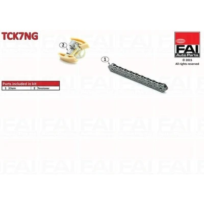 Bilde av FAI AutoParts TCK7NG Registerkjedesett uten tetning, tannhjul simplex, Boltkjede MINI: Hatchback, Clubman, MAZDA: 3 PEUGEOT: 3008 I