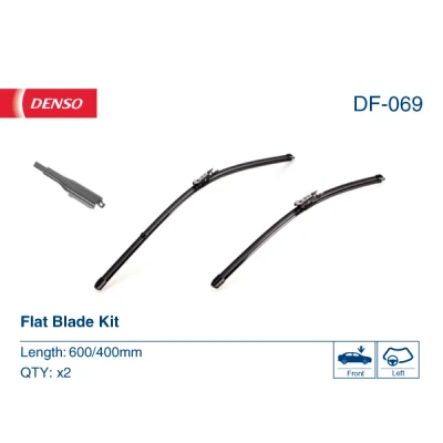 Bilde av Vindusvisker Denso DF 069 Flatt viskeblad BMW: 3 Coupé, Cabrio