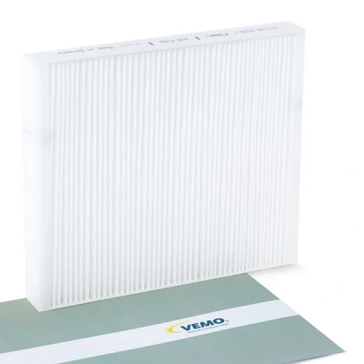 Bilde av VEMO Q+, original equipment manufacturer quality MADE IN GERMANY V10 30 2526 1 Kupéfilter pollenfilter 248 217 papir VOLKSWAGEN: Polo IV Hatchback