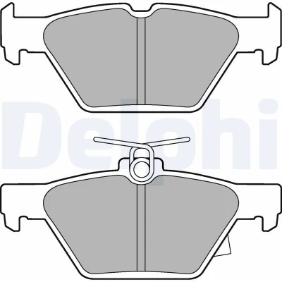 Bilde av DELPHI LP3268 Bremseklosser med akustisk slitasjevarsel antihyle blikk uten tilbehør SUBARU: Outback IV, V, Levorg I