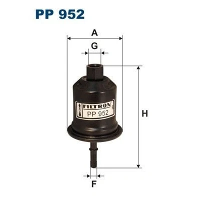 Bilde av FILTRON PP 952 Drivstoffilter ledningsfilter 8
