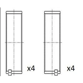 Bilde av FAI AutoParts BB2053 STD Veivaksellager MERCEDES BENZ: E Klasse Sedan, Sprinter 3.5 T Flatvogn lastebil/Chassis, Vito Minibuss
