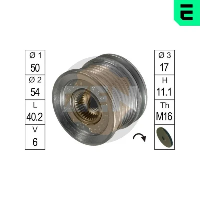 Bilde av ERA ZN5395 Frihjul Dynamo MERCEDES BENZ: Vito Minibuss, Sprinter 3 T Van