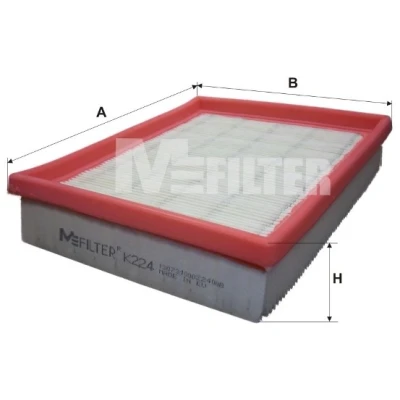 Bilde av Luftfilter MFILTER K 224
