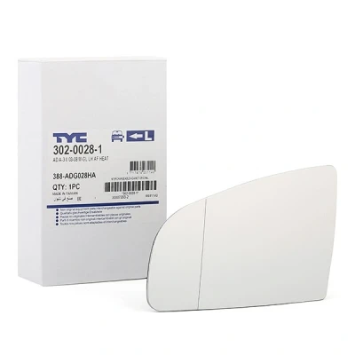 Bilde av TYC 302 0028 1 Speilglass venstre AUDI: A6 C6 Avant, A3 Sportback, Sedan