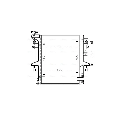 Bilde av Radiator AVA QUALITY COOLING MTA2202