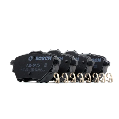 Bilde av BOSCH 0 986 494 716 Bremseklosser Low Metallic med antihyle blikk, montageanvisning PEUGEOT: 3008 I, 308 SW 2, II SUV, CITROËN: C4 Picasso 2
