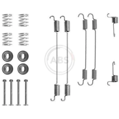 Bilde av A.B.S. 0750Q Tilbehørsett, bremsesko RENAULT: Kangoo I, Zoe, Captur, PEUGEOT: 406 Stasjonsvogn, 207 Hatchback, 208 I DACIA: Duster SUV