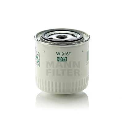 Bilde av MANN FILTER W 916/1 Oljefilter 3/4 16 UNF med en retursperreventil Påskruingsfilter FORD: Sierra Mk2 Hatchback, Taunus 17M Sedan, Mk1 Hatchback