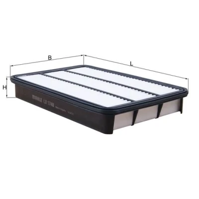 Bilde av MAHLE ORIGINAL LX 1740 Luftfilter 42,0 200 309 Filterinnsats OPEL: Frontera B SUV