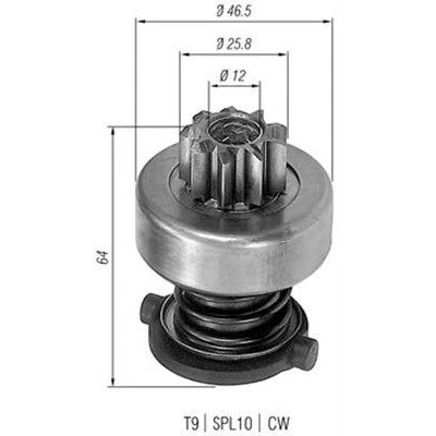 Bilde av MAGNETI MARELLI 940113020122 Lite tannhjul, starter