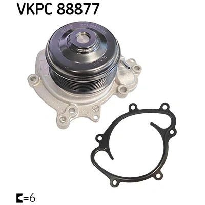 Bilde av SKF VKPC 88877 Vannpumpe MERCEDES BENZ: C Klasse T modell, E Sedan, GLK