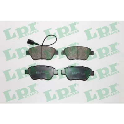 Bilde av LPR 05P1225 Bremseklosser FIAT: Panda II Hatchback, Grande Punto Doblo I Cargo, ALFA ROMEO: MiTo