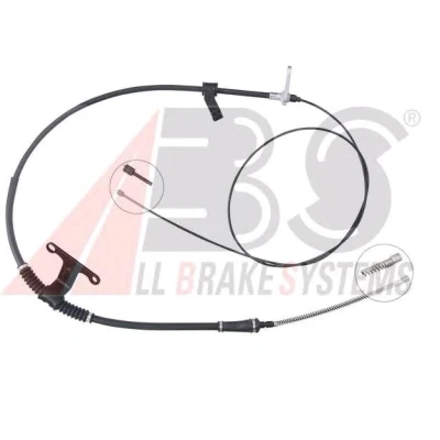 Bilde av Kabel, parkeringsbremse, Høyre bak, kia carnival ii, 0K58A44410
