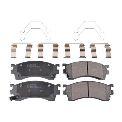 Bilde av BLUE PRINT ADM54250 Bremseklosser framaksel med akustisk slitasjevarsel festemateriell MAZDA: 323 F 6, 626 V Hatchback, Xedos 6