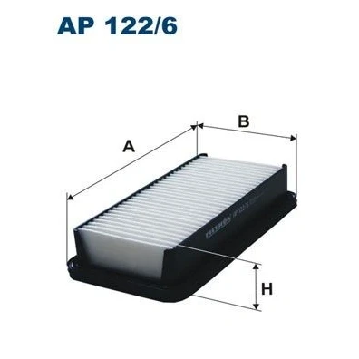 Bilde av FILTRON AP 122/6 Luftfilter 50 133 263 Filterinnsats HYUNDAI: ACCENT 3 Stufenheck, 3, KIA: RIO 2