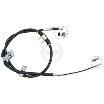 Bilde av Kabel, parkeringsbremse, Høyre bak, hyundai h 1 / starex buss, flak/chassi, 599134A200, 599134A201