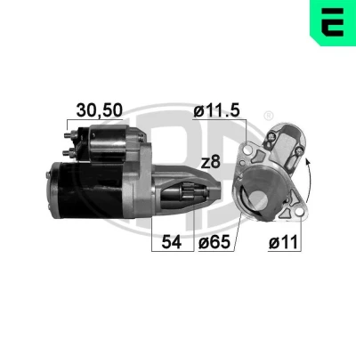 Bilde av ERA 220896A Starter 12V 0,8kW 8 30 50 65mm