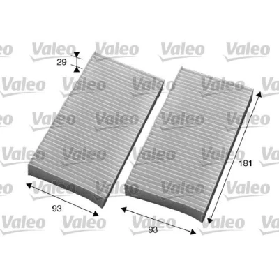 Bilde av VALEO CLIMFILTER COMFORT 715594 Kupéfilter Partikkelfilter 181, 181 HONDA: HR V I