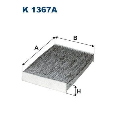 Bilde av FILTRON K 1367A Kupéfilter Karbonfilter 250 181 36 TESLA: Model S, NISSAN: Qashqai 2, RENAULT: Megane 4, GRAND SCENIC Kadjar